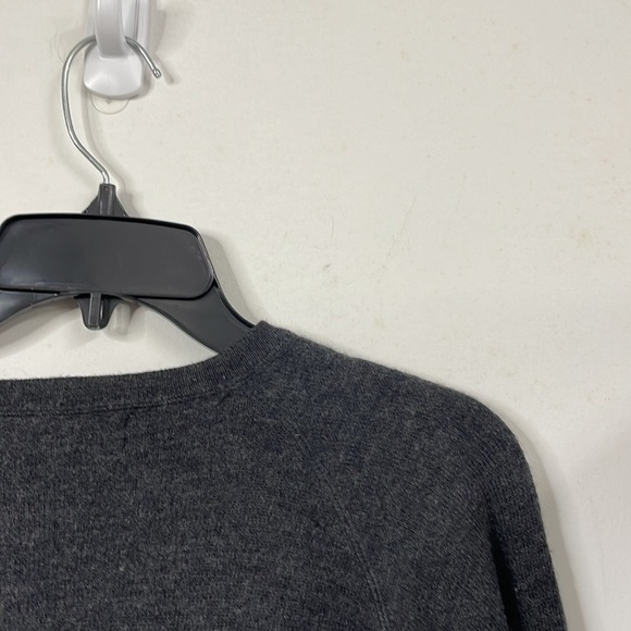 BANANA Republic wool sweater v-neck XL gray long sleeve pullover - Picture 5 of 5